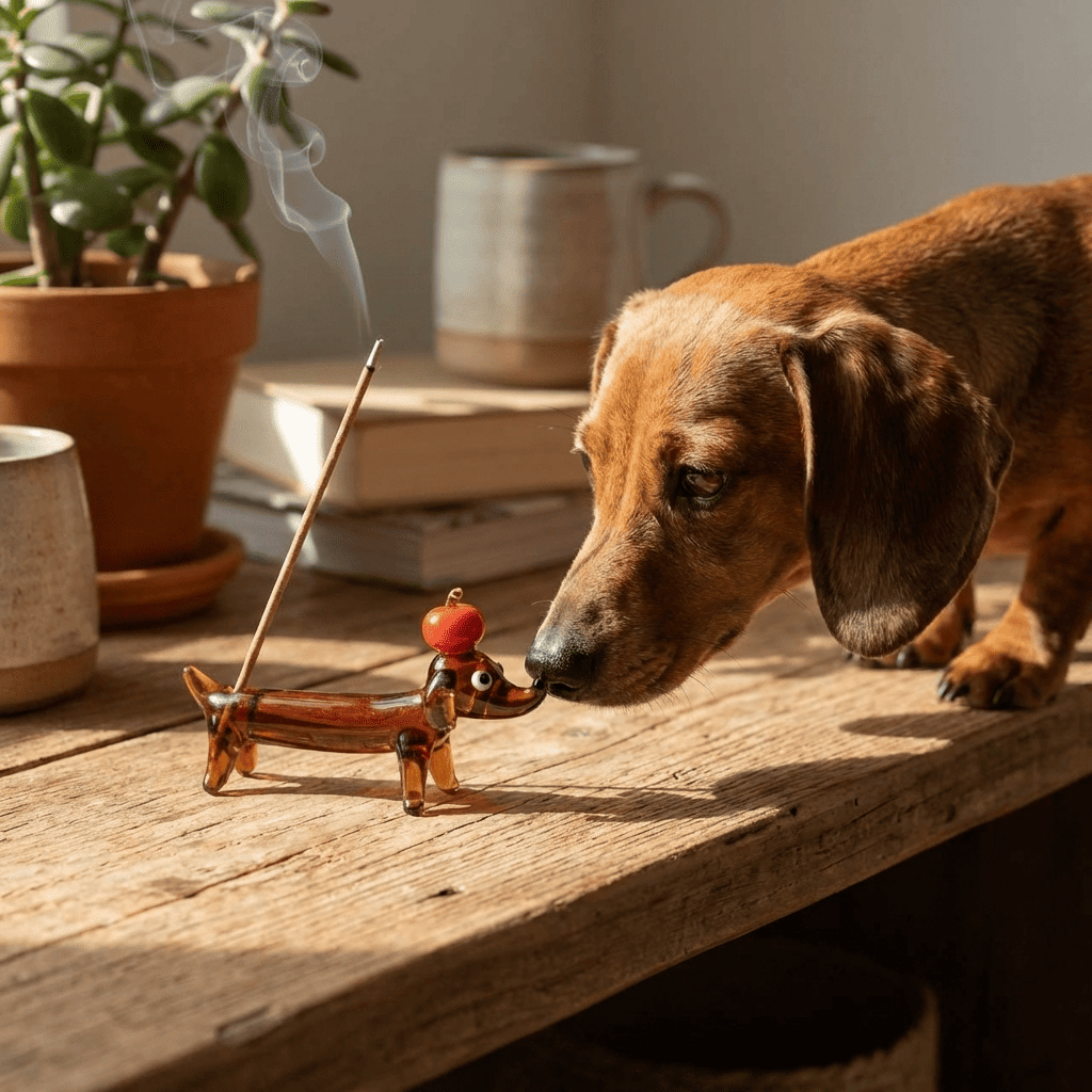Apple Pup Incense Stick Holder | inflowence