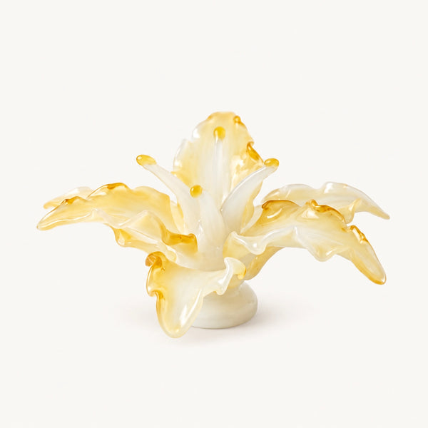 Lily Glass Incense Holder